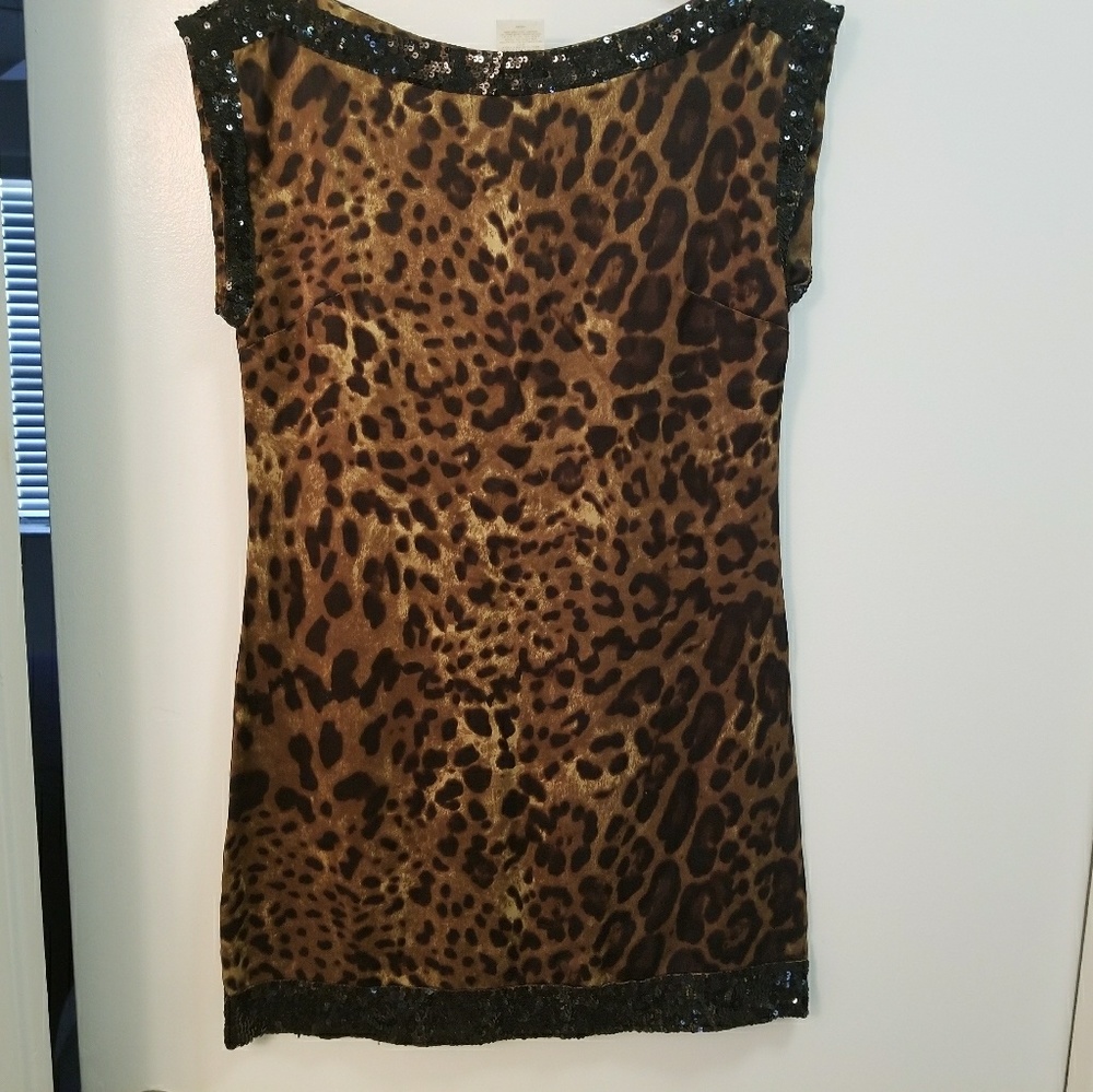 Marciano mini dress,Leopard print,size XS/TP